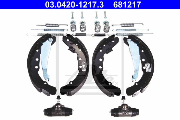 Jeu de mâchoires de frein Kit d'origine ATE | ATE