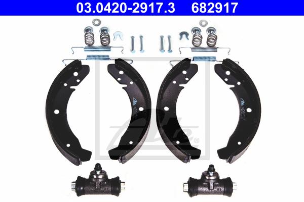 Jeu de mâchoires de frein Kit d'origine ATE | ATE