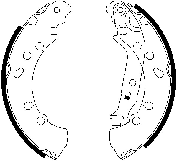 Jeu de mâchoires de frein | ATE