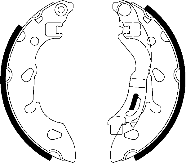 Jeu de mâchoires de frein | ATE