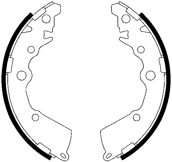 Jeu de mâchoires de frein | ATE