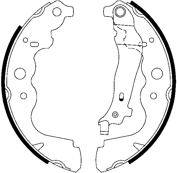 Jeu de mâchoires de frein | ATE