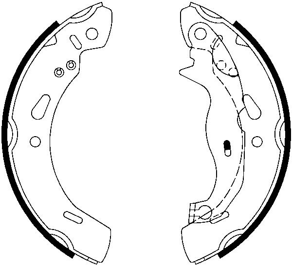 Jeu de mâchoires de frein | ATE