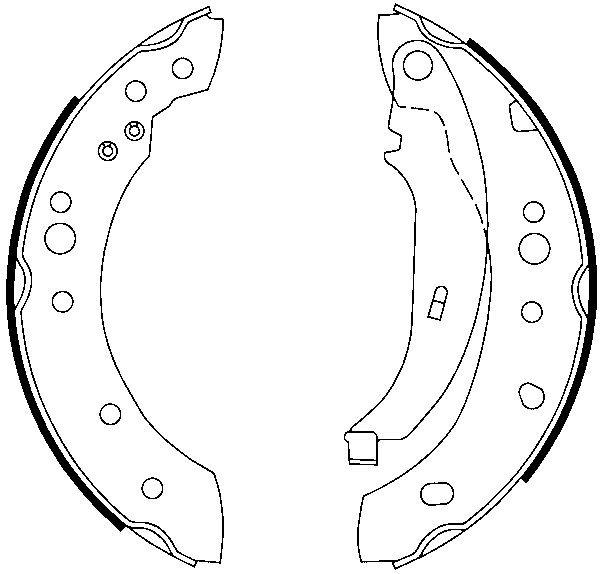 Jeu de mâchoires de frein | ATE