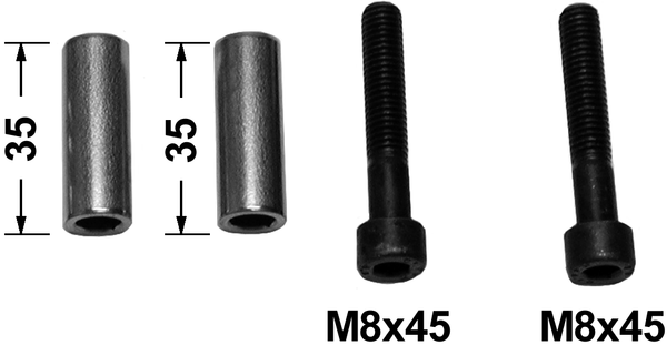 Jeu de douilles de guidage, étrier de frein | ATE