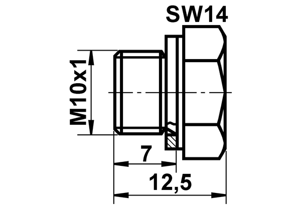 Vis-bouchon, maître-cylindre de frein | ATE
