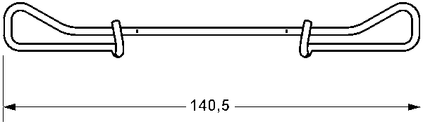 Ressort, étrier de frein | ATE