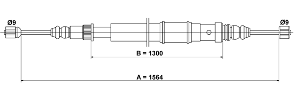Tirette à câble, frein de stationnement | ATE