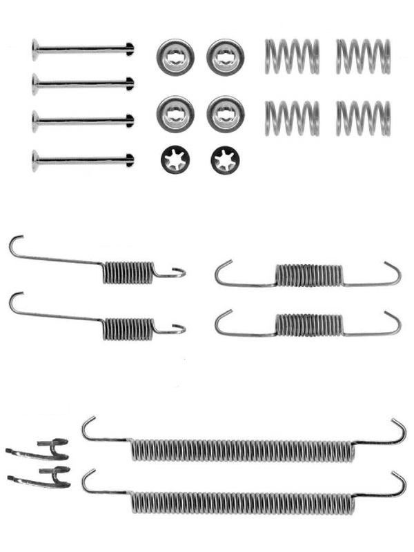 Kit d'accessoires, mâchoire de frein | ATE
