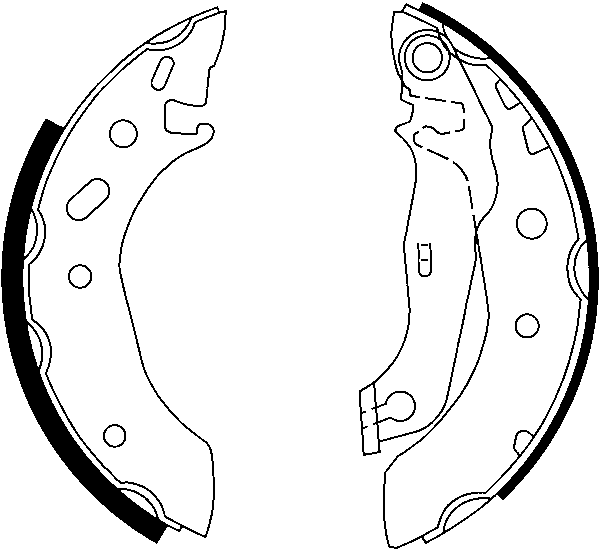 Jeu de mâchoires de frein | ATE