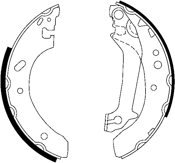Jeu de mâchoires de frein | ATE