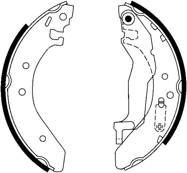 Jeu de mâchoires de frein | ATE