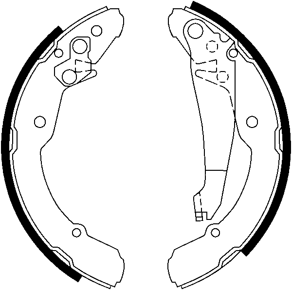 Jeu de mâchoires de frein | ATE