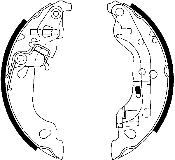 Jeu de mâchoires de frein | ATE