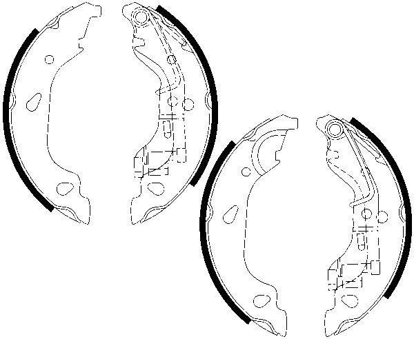 Jeu de mâchoires de frein | ATE