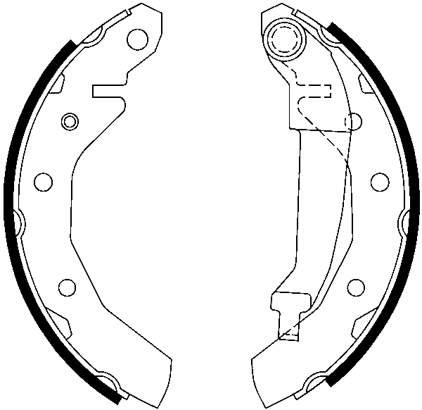 Jeu de mâchoires de frein | ATE
