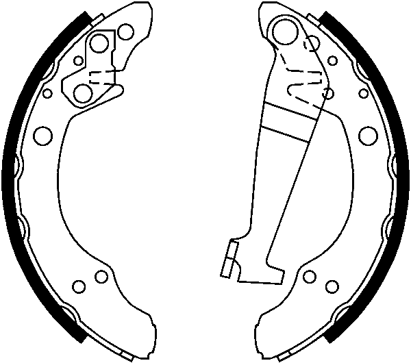 Jeu de mâchoires de frein | ATE