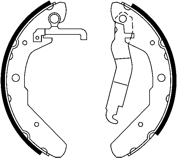 Jeu de mâchoires de frein | ATE