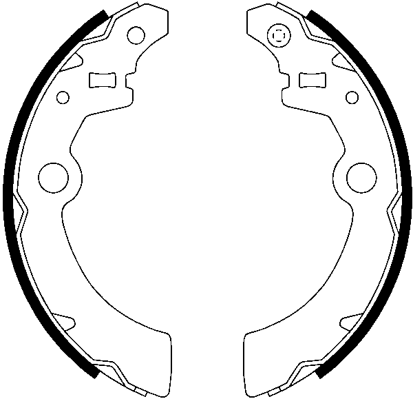 Jeu de mâchoires de frein | ATE