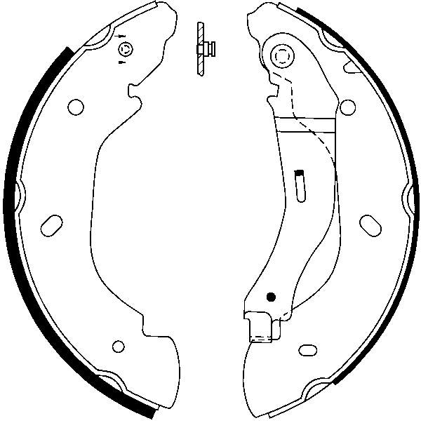 Jeu de mâchoires de frein | ATE