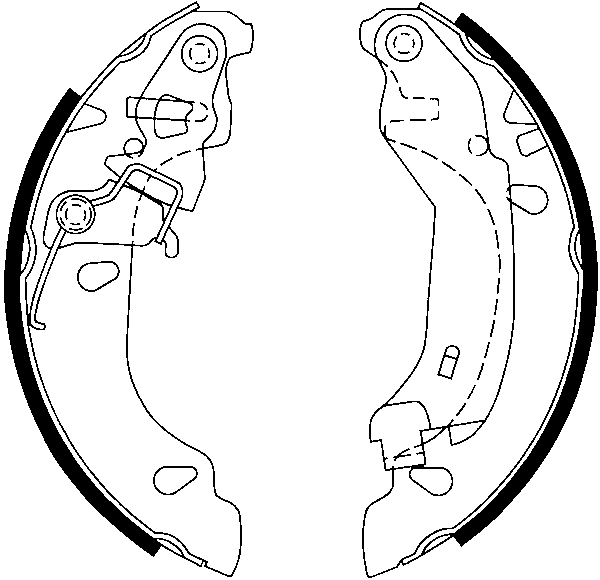 Jeu de mâchoires de frein | ATE