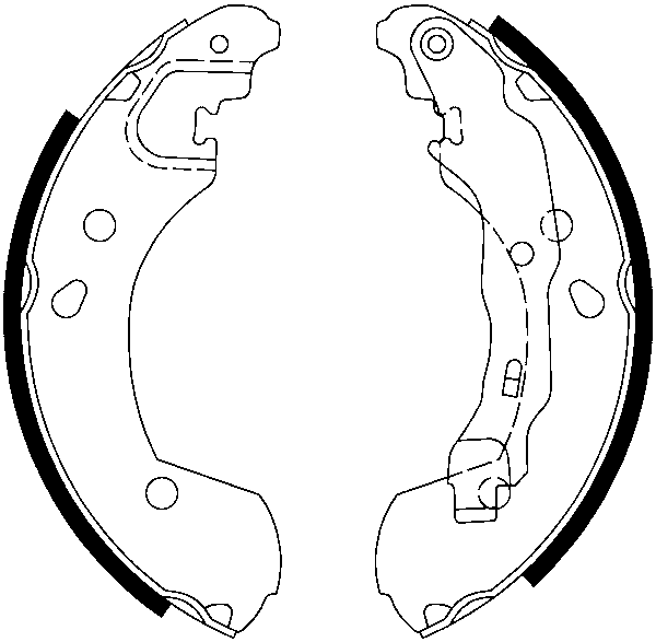 Jeu de mâchoires de frein | ATE