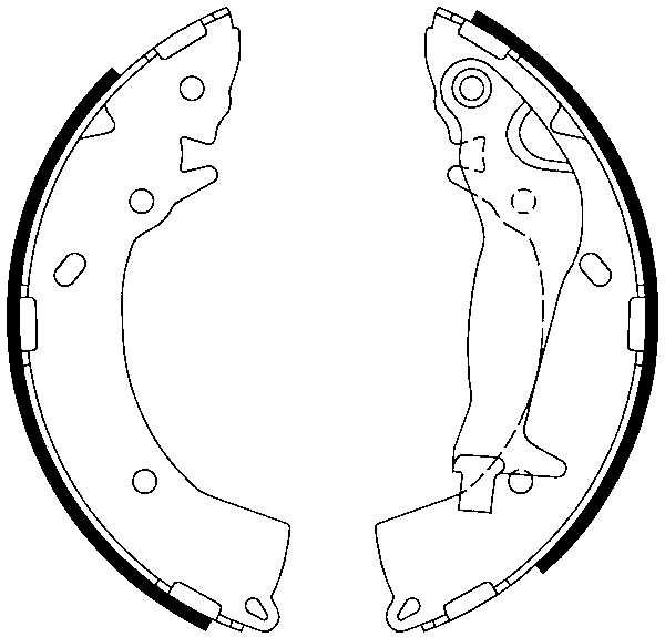 Jeu de mâchoires de frein | ATE