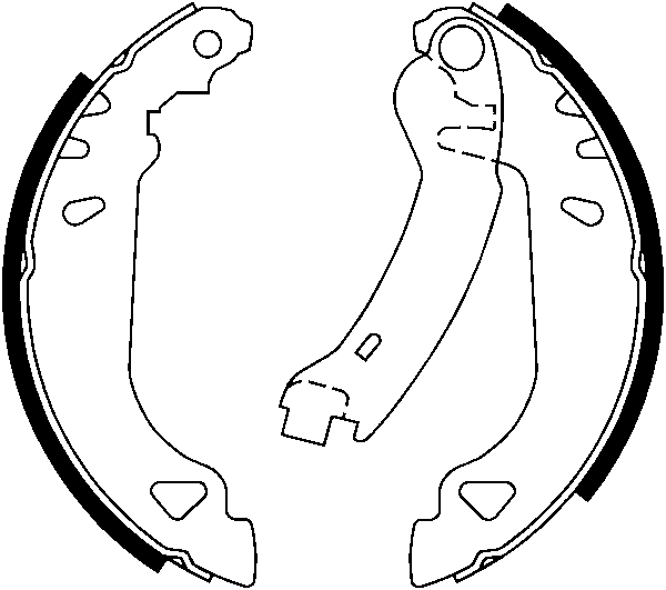 Jeu de mâchoires de frein | ATE