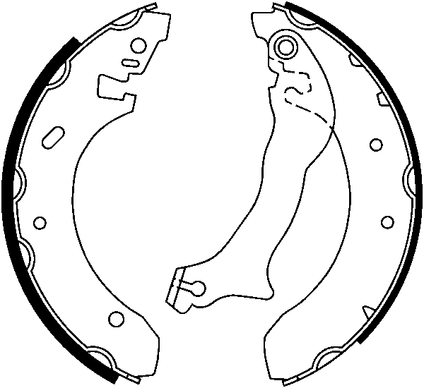 Jeu de mâchoires de frein | ATE