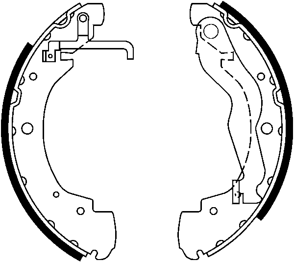 Jeu de mâchoires de frein | ATE