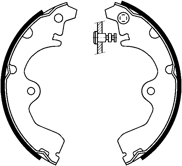 Jeu de mâchoires de frein | ATE