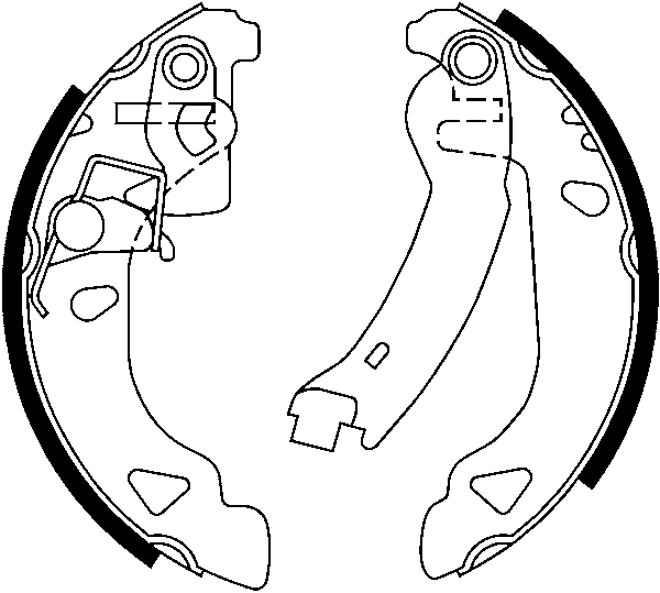 Jeu de mâchoires de frein | ATE