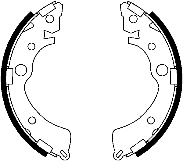 Jeu de mâchoires de frein | ATE