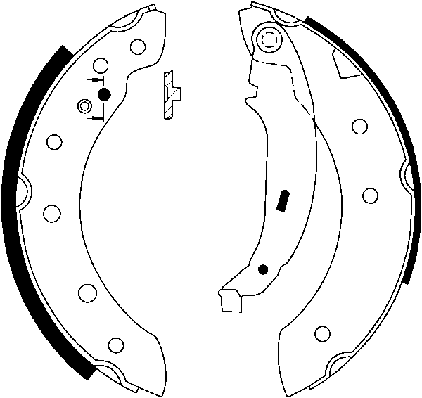 Jeu de mâchoires de frein | ATE