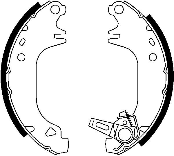 Jeu de mâchoires de frein | ATE