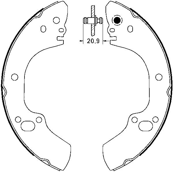 Jeu de mâchoires de frein | ATE