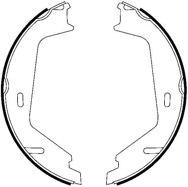 Jeu de mâchoires de frein, frein de stationnement | ATE