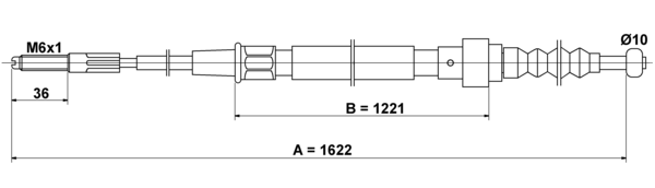 Tirette à câble, frein de stationnement | ATE