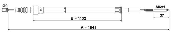Tirette à câble, frein de stationnement | ATE