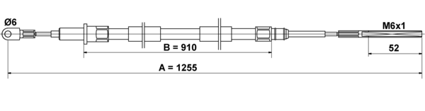 Tirette à câble, frein de stationnement | ATE