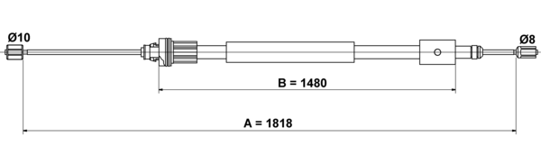 Tirette à câble, frein de stationnement | ATE