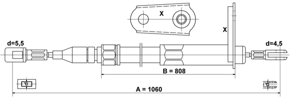 Tirette à câble, frein de stationnement | ATE