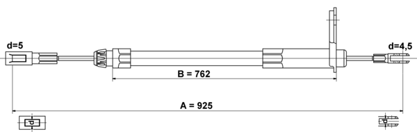 Tirette à câble, frein de stationnement | ATE