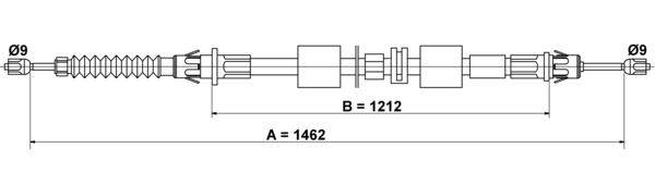 Tirette à câble, frein de stationnement | ATE