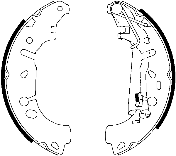 Jeu de mâchoires de frein | ATE