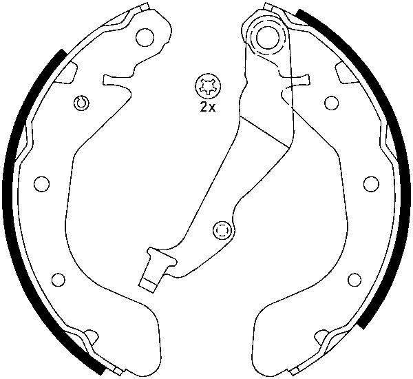 Jeu de mâchoires de frein | ATE