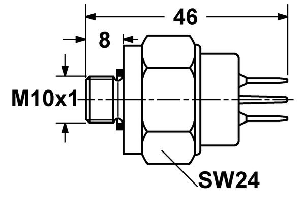 Contacteur, feu stop | ATE