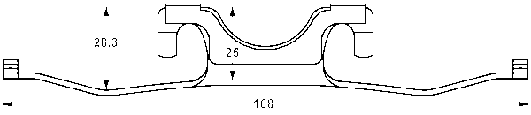 Ressort, étrier de frein | ATE