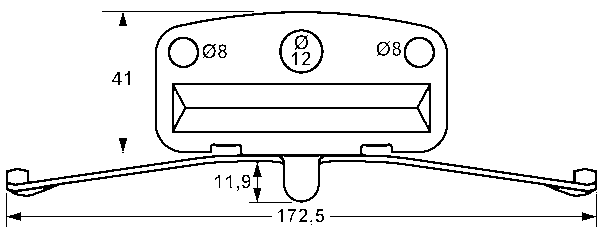 Ressort, étrier de frein | ATE