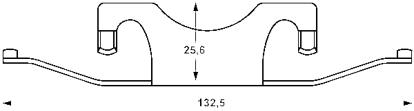 Ressort, étrier de frein | ATE